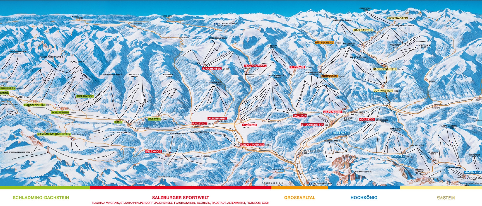 St Johann map